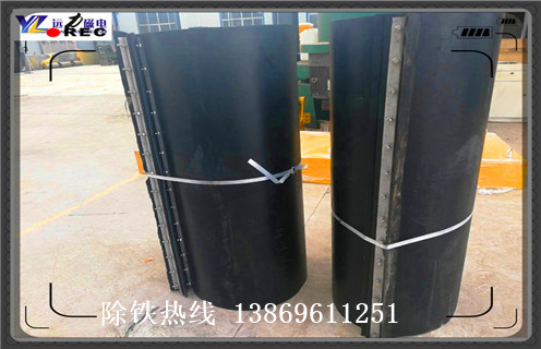 皮帶式自卸永磁除鐵器，廣東皮帶式自卸永磁除鐵器_廣東皮帶式自卸永磁除鐵器皮帶原因及如何調_刮板價格 