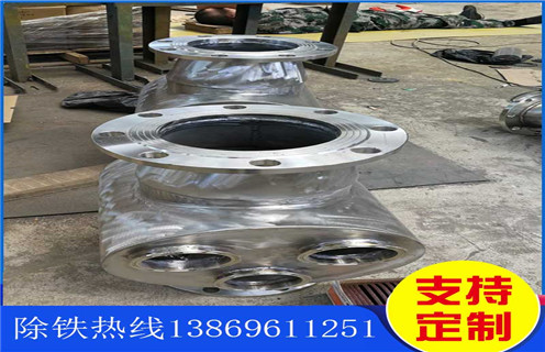 液體管道除鐵器，重慶強磁液體管道除鐵器_重慶強磁液體管道除鐵器應用安裝示意圖型12000高斯_可定制工作原理