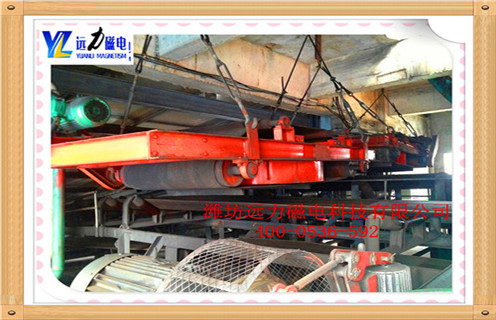 輸送帶強磁除鐵器，遼寧輸送帶強磁除鐵器_遼寧輸送帶強磁除鐵器工作原理示意圖構造選型_廠家